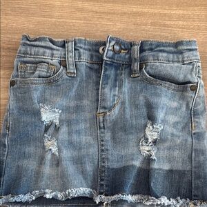 Distressed Blue Denim Women's Jeans
